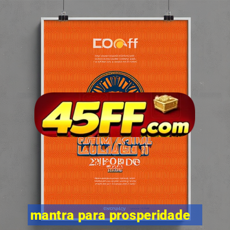 mantra para prosperidade